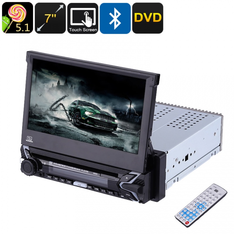 Media Player 7&quot; Cu Touchscreen DVD MP3 MP4 Bluetooth 1 Din Cod 9505 050718-3