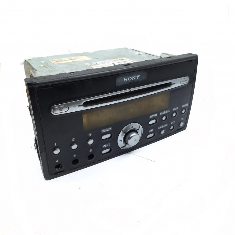 Media Player / Radio / Unitate CD / Casetofon CD Player,Mp3,Radio Ford C-MAX 1 2003 - 2010 Benzina 4M5T18C815BC, 4M5T-18C815-BC, VP3M5F18C821AG, CDXFS214, CDX5F621R, M014526, E11109R021683, E11021683, CTV10352