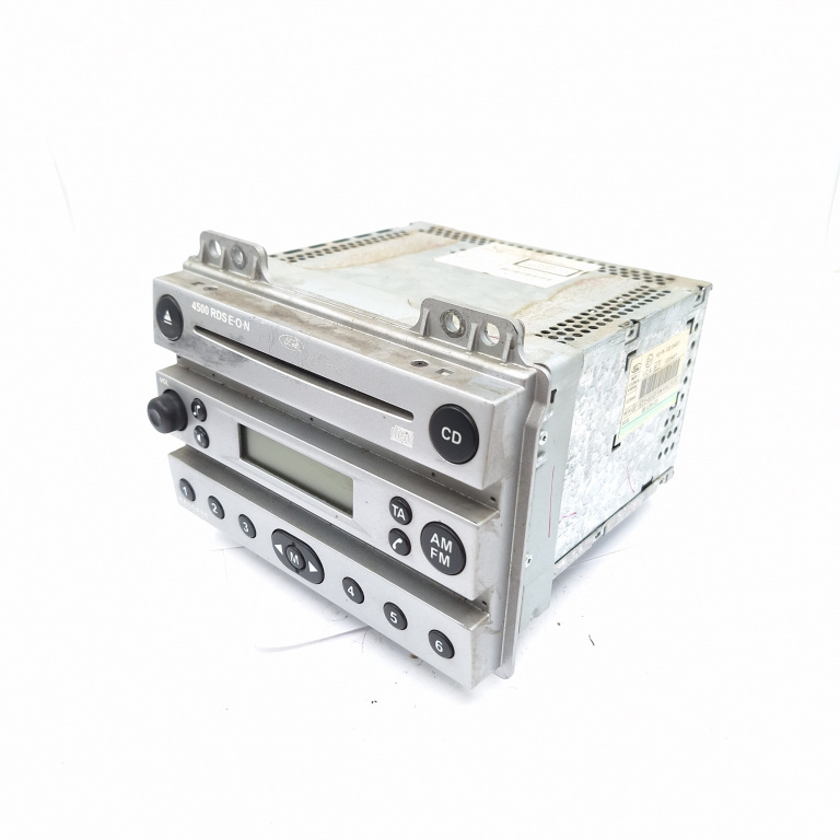 Media Player / Radio / Unitate Cd / Casetofon Ford Fiesta Mk 5 2002-2008 1.6 Tdci Hhjb Motorina Cd Player Radio 4S6118C815Abuabp, 4S61-18C815-Abuabp, 0259A533, 10R020451, M239336, E1110R020451 Visteon