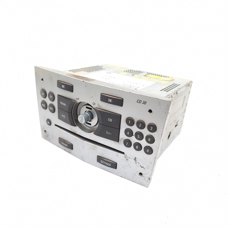 Media Player / Radio / Unitate Cd / Casetofon Opel Astra H 2004-2012 Cd Player Radio 13263050, 497 316 088, 497316088, Cd 30, Cd30, 75880898, 034451, 04450036506025 Delphi