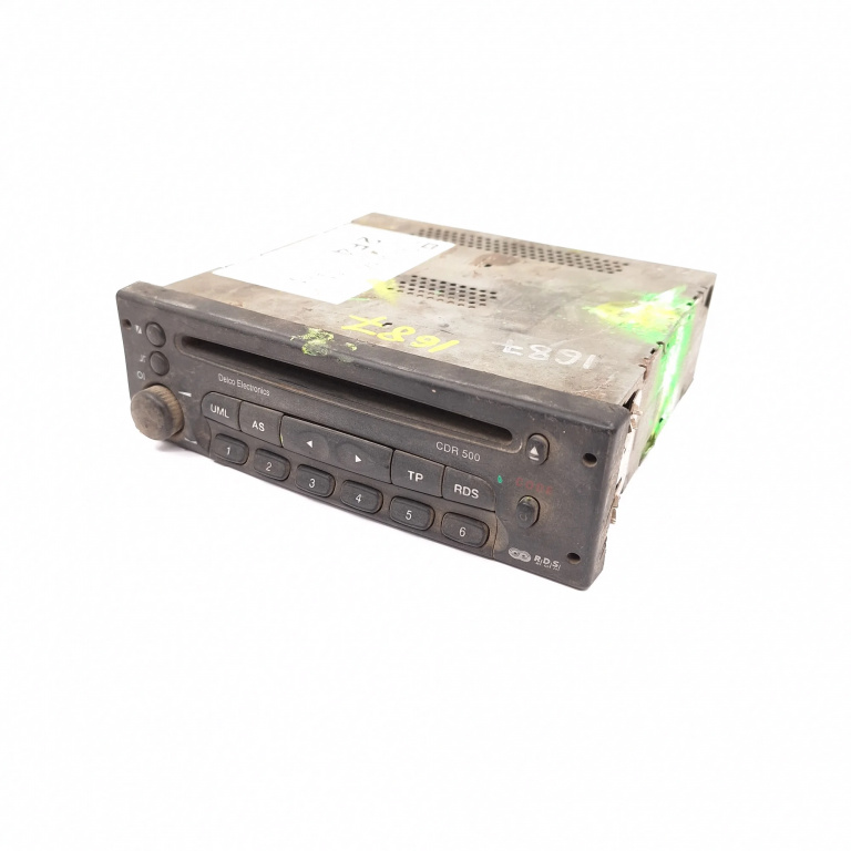 Media Player / Radio / Unitate Cd / Casetofon Opel Astra G 1998-2009 Cd Player Radio 09136107, Cdr 500 (E), Cdr 500 E, Cdr500(E), Cdr500E, E1 021554, E1021554, 2F4 Delco Electronics