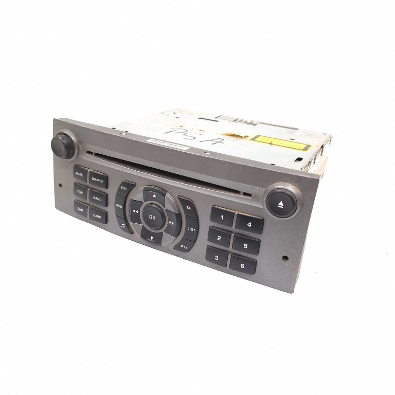 Media Player / Radio / Unitate Cd / Casetofon Peugeot 407 2004-2011 Cd Player Radio 53020016330, Psa Rd4 D2, Psard4D2, Bp314149172209 Blaupunkt