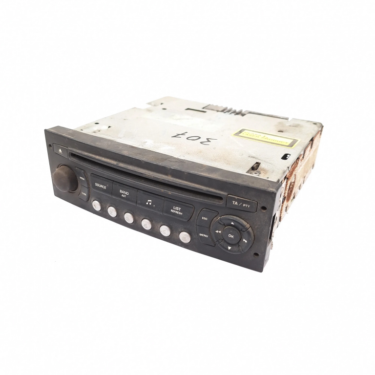 Media Player / Radio / Unitate Cd / Casetofon Peugeot 307 2001-2008 Cd Player Radio Bp403751329743, 403751329743 Blaupunkt