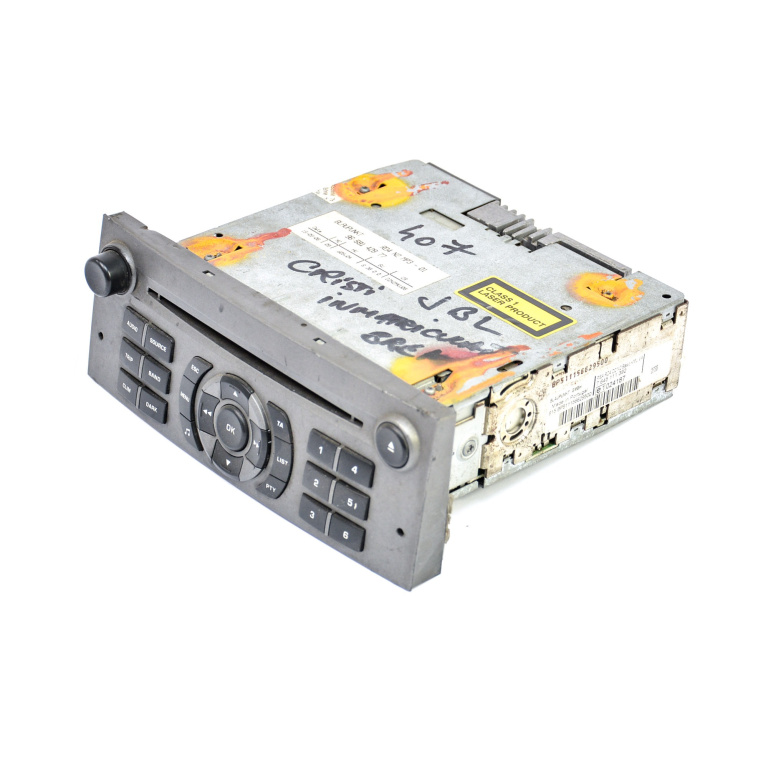Media Player / Radio / Unitate Cd / Casetofon Peugeot 407 2004-2011 1.6 Hdi 110 9Hz (Dv6Ted4) Motorina Cd Player Radio 9659142877, 7645111392 Blaupunkt