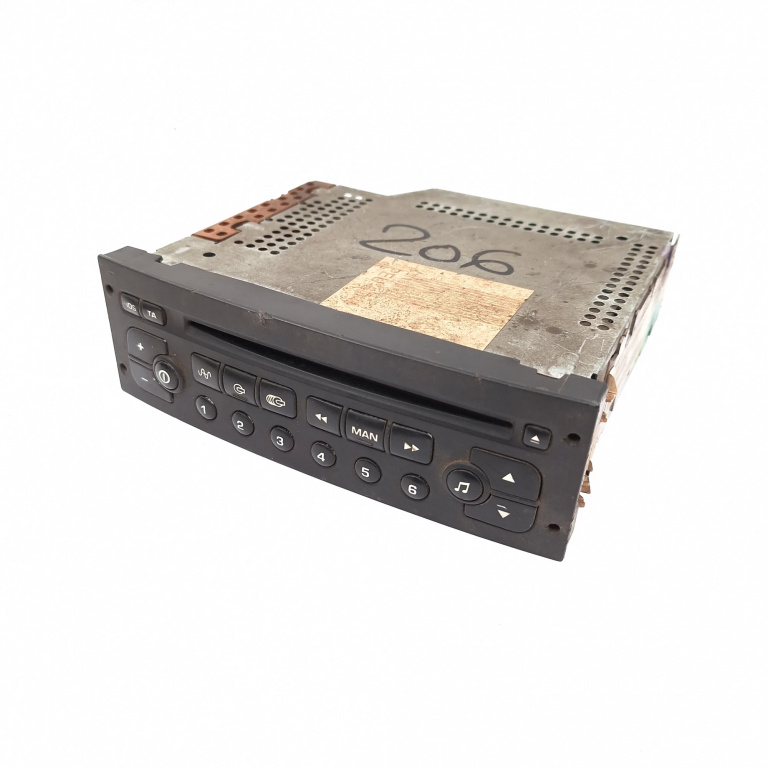 Media Player / Radio / Unitate Cd / Casetofon Peugeot 206 1998-2013 Cd Player Radio 96488013Xt, 96488013Xt00, 96 488 013 Xt00, Vdo Rd3-00, Vdo Rd300, Vdord3-00, Vdord300, Psarcd100-00, Psarcd10000, Fd0202450201535, Vbafrf20201535, Vdapvf6201535 Vdo