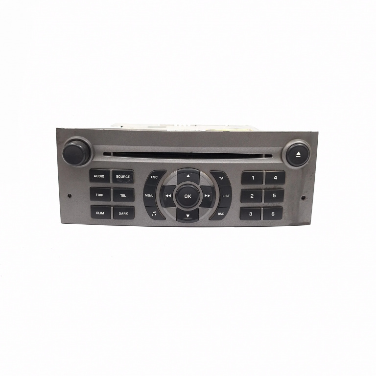 Media Player / Radio / Unitate Cd / Casetofon Peugeot 407 2004-2011 1.6 Hdi 110 9Hz (Dv6Ted4) Motorina Cd Player Functii Telefonie Radio Bp511166783986