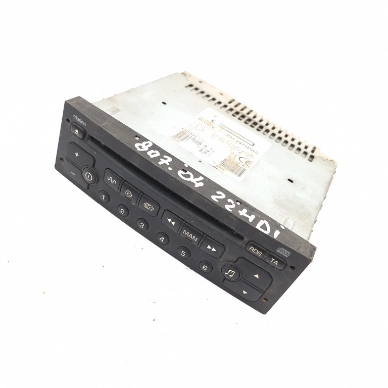 Media Player / Radio / Unitate Cd / Casetofon Peugeot 807 (E) 2002-2014 Cd Player Radio Pu2471Dh, Pu-2471D(H), Rd3-01, Rd301, E13 02 2080, E13022080 Clarion
