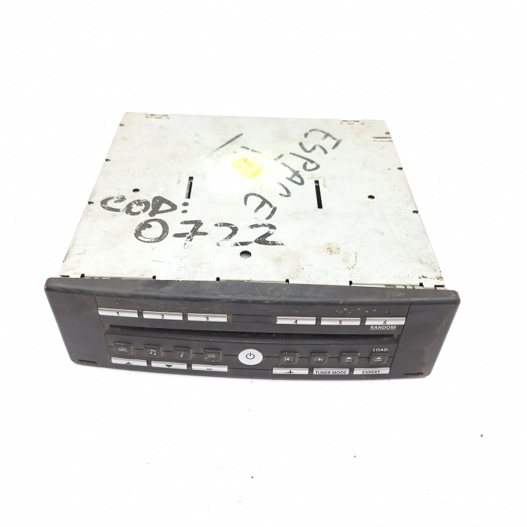 Media Player / Radio / Unitate Cd / Casetofon Renault Espace Mk4 2002-2014 Cd Player Radio 8200207099, 8200207099A, Mh9Rn92A, Eirl020366, 54C81096W100