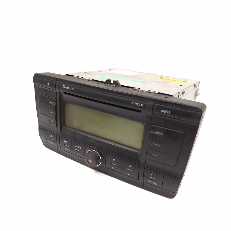Media Player / Radio / Unitate Cd / Casetofon Skoda Octavia 2 (1Z) 2004-2013 Cd Player Radio 1Z0035161B, Vp4Sri18C815Ah, E1110R022432, E11022432, Oyt0038856, Skz7Z3E0038856 Visteon