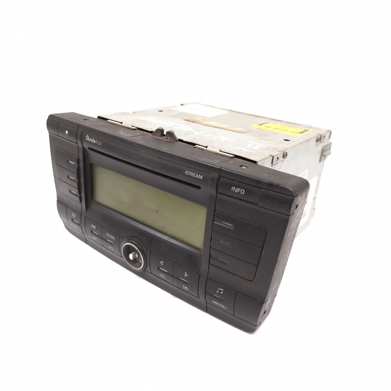 Media Player / Radio / Unitate Cd / Casetofon Skoda Octavia 2 (1Z) 2004-2013 Cd Player Radio 1Z0035161B, Vp4Sbf18C815Aj, E1110R022432, E11022432, Tjt0041746, Skz7Z3F0041746 Visteon