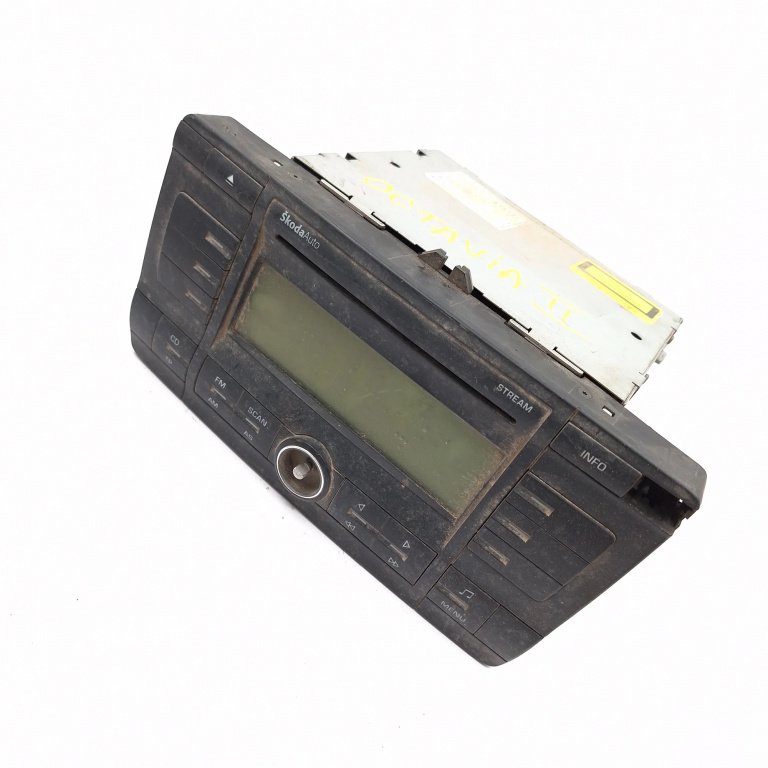 Media Player / Radio / Unitate Cd / Casetofon Skoda Octavia 2 (1Z) 2004-2013 Cd Player Radio 1Z0035161B, Vp4Sbf18C815Aj, E1110R022432, E11022432, Skz7Z3E0009925 Visteon