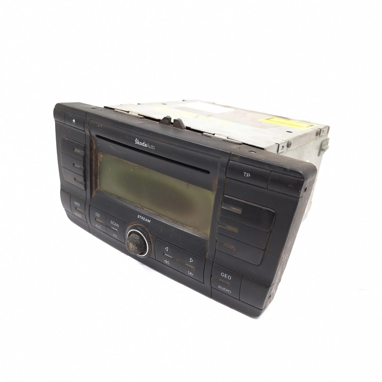 Media Player / Radio / Unitate Cd / Casetofon Skoda Octavia 2 (1Z) 2004-2013 Cd Player Radio 1Z0035161A, 1Z0 035 161 A, Vp4Sbf-18C815-Ai Visteon