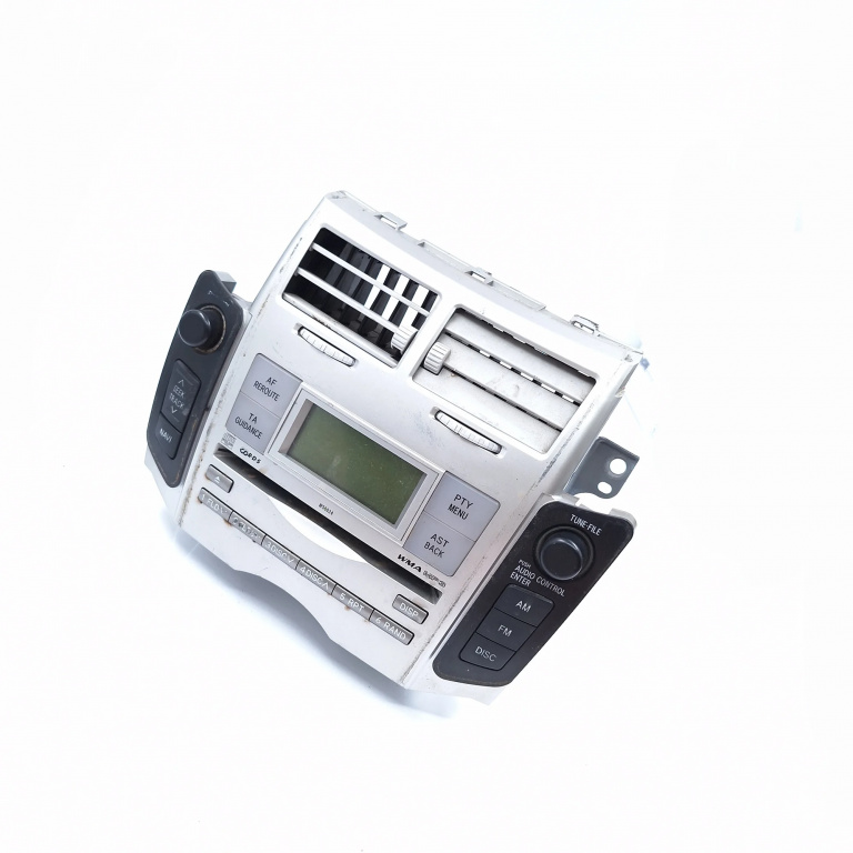 Media Player / Radio / Unitate Cd / Casetofon Toyota Yaris (Xp90) 2005-2011 1.3 Vvt-I 2Sz-Fe Benzina Cd Player Functii Navigatie Magazie Cd Mp3 Radio 861200D210, Cff00009B, W58824