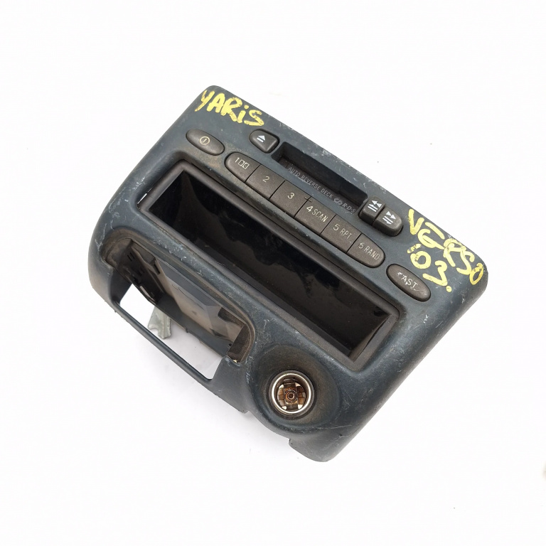 Media Player / Radio / Unitate Cd / Casetofon Toyota Yaris Verso (Nlp2, Ncp2) 1999-2005 Caseta Radio 8612052022, 86120 52022, E13020313, 1220001461A101, 19C50725 Fujitsu Ten