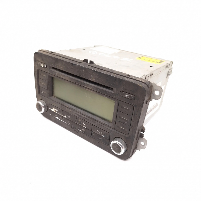 Media Player / Radio / Unitate Cd / Casetofon Vw Golf 5 2003-2009 Cd Player Radio 1K0035186P, 1K0 035 186 P, Vp4V1F - 18C815 - Bg, Vp4V1F 18C815 Bg, Vp4V1F-18C815-Bg, Vp4V1F18C815Bg, Vwz7Z2E0024450 Visteon