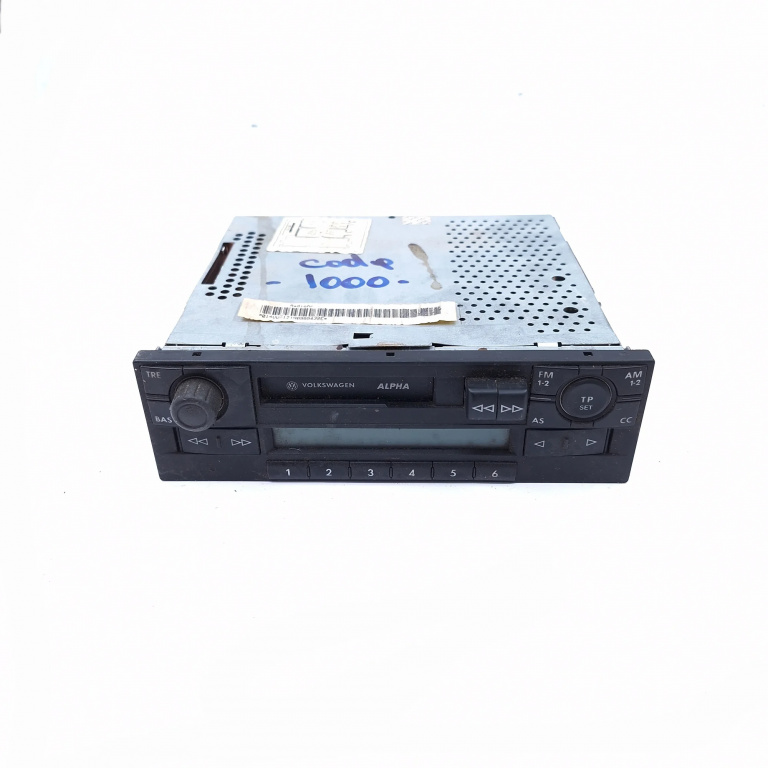Media Player / Radio / Unitate Cd / Casetofon Vw Polo (6N2) 1999-2001 1.4 Tdi Amf Motorina Cd Player Radio 6X0035153A, 7642218360, Vwz1Z1B0989432