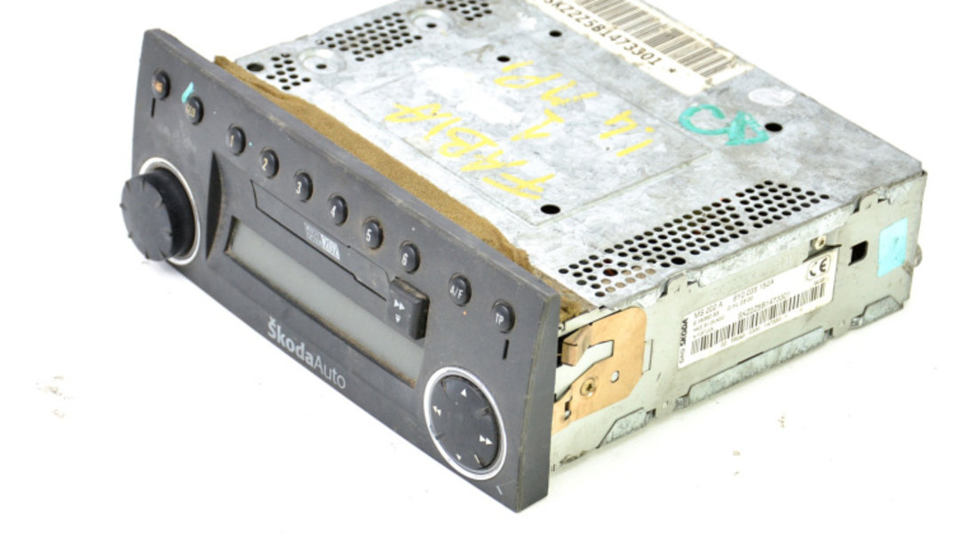 Media Player / Unitate CD / Casetofon Caseta Skoda FABIA 1 1999 - 2008 6Y0035152A, 6Y0 035 152 A, 6Y0 035 152, 6Y0035152