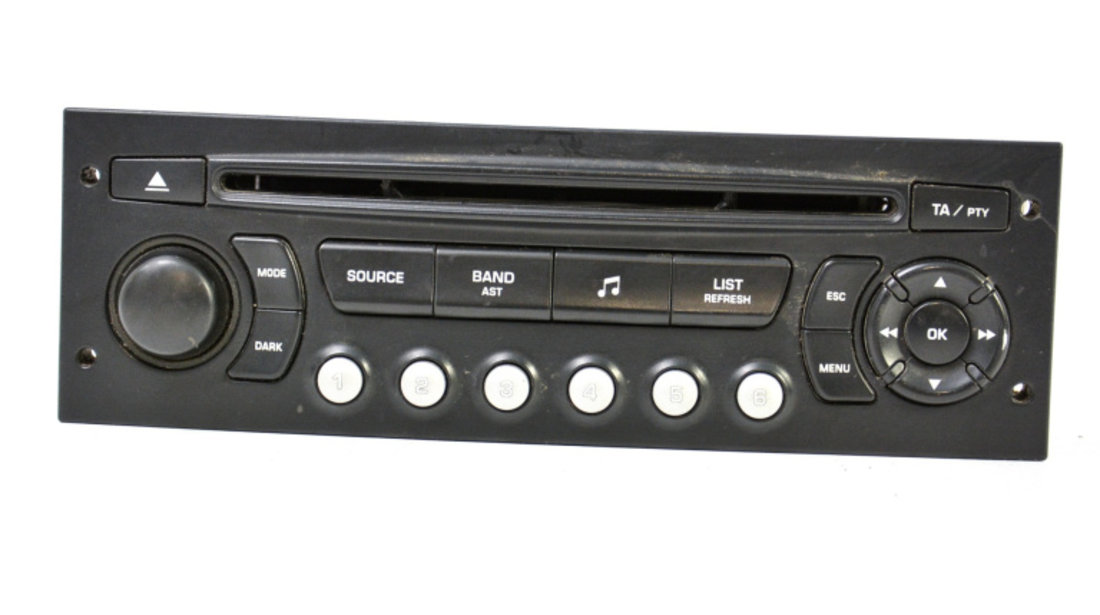 Media Player / Unitate CD / Casetofon CD Player,Radio Citroen C4 1 (LC) 2004 - 2011 Motorina 9660646877, 9660 646 877, 96 606 468 77