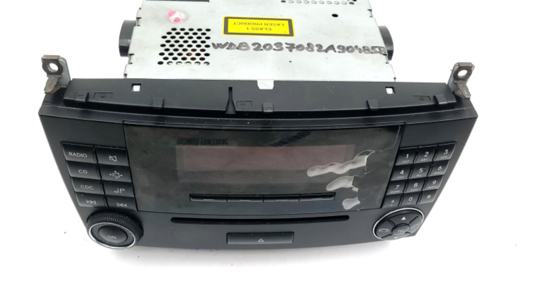 Media Player / Unitate CD / Casetofon CD Player,Radio Mercedes-Benz C-CLASS (W203) 2000 - 2007 Motorina A2038705089, MF2530, E24020748, 523AL253060368644