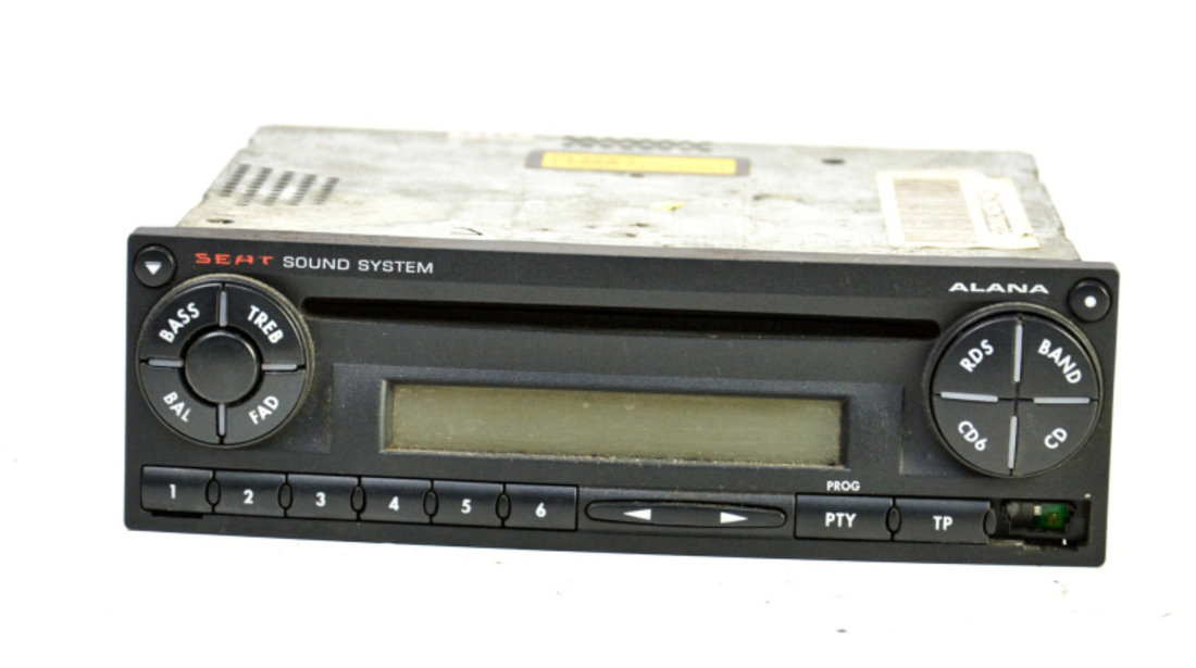 Media Player / Unitate CD / Casetofon CD Player,Radio Seat CORDOBA (6L) 2002 - 2009 Motorina 6L0035156