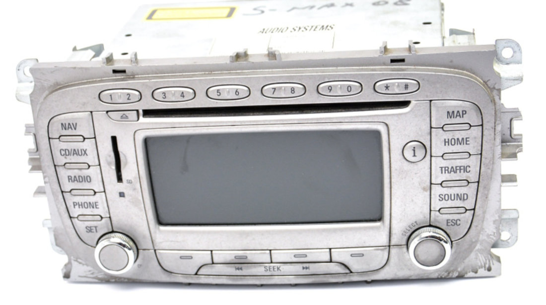 Media Player / Unitate CD / Casetofon CD Player,Functii Navigatie,Functii Telefonie,Radio Ford S-MAX (WA6) 2006 - Prezent Motorina 8S7T18K931AD, 8S7T 18K931 AD