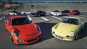 MEGA TEST comparativ cu toate generatiile Porsche 911 RS lansate pana acum