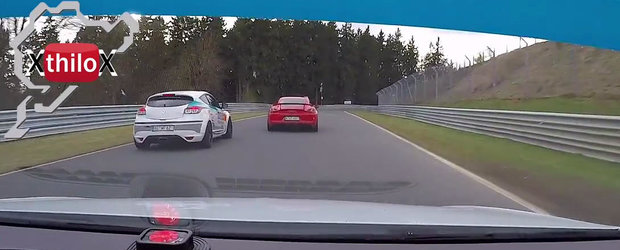 Megane RS si Leon Cupra haituiesc un Porsche la Nurburgring