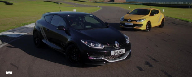 Megane RS vs Megane RS: Comparatie intre suspensia standard si suspensia Ohlins