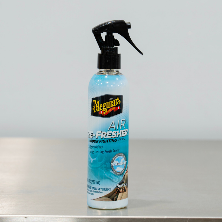 Meguiar's Aer Re-Fresher Odor Fighting Spray New Car Scent Refresh &amp; Instantly Fight Odors Spray Odorizant Inlaturare Mirosuri Aroma New Car 237ML G250608