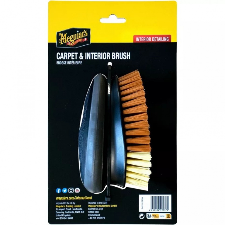 Meguiar's Carpet &amp; Interior Brush Perie Curatare Interioare Si Mocheta X1000EU