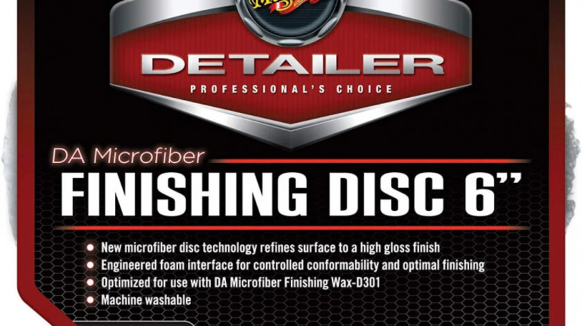 Meguiar's Da Microfiber Finishing Pad Pad Microfibre Polish 159MM DMF6MG