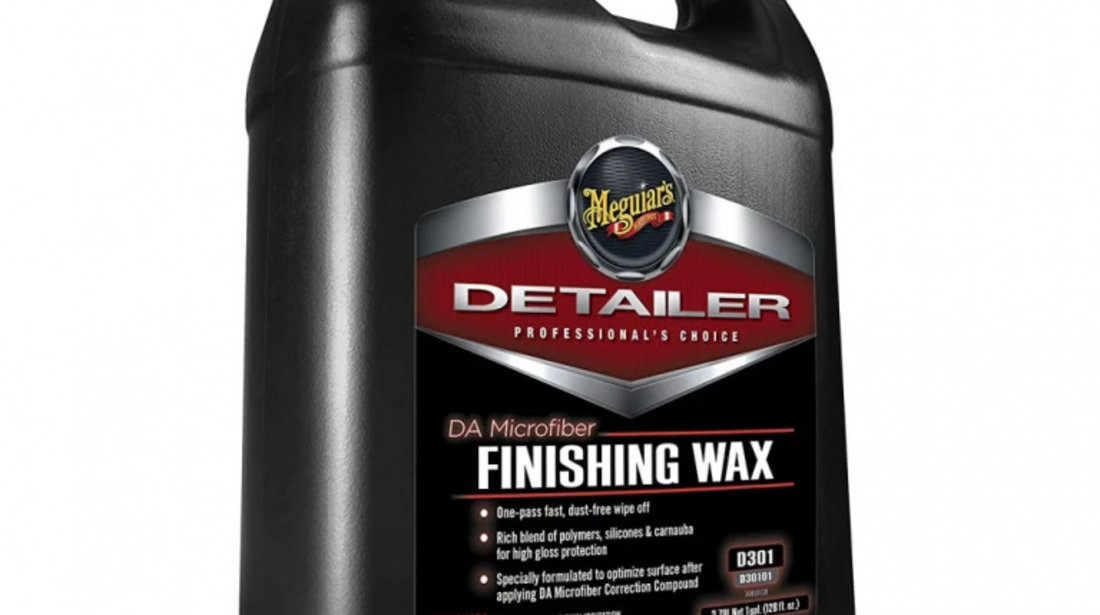 Meguiar's Da Microfiber Finishing Wax D301 Pasta Polish Finish 3.78L D30101MG