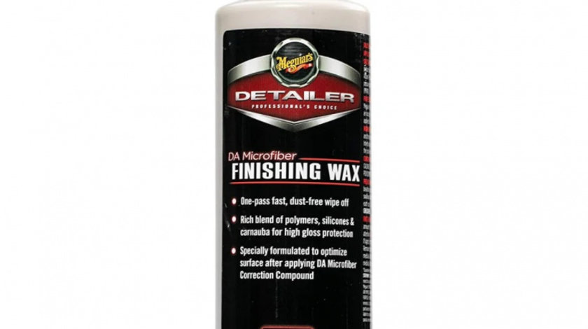 Meguiar's Da Microfiber Finishing Wax D301 Pasta Polish Finis 473ML D30116MG