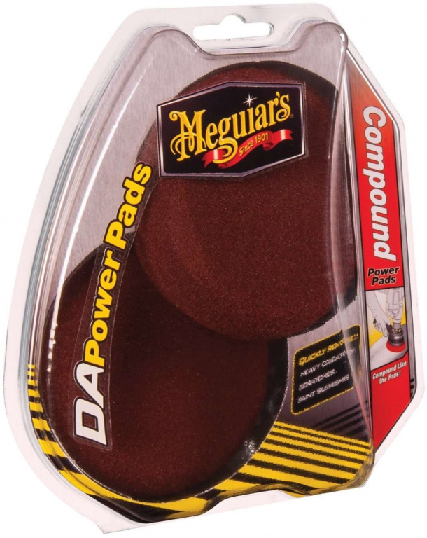 Meguiar's DA Power Pads Compound Set 2 Buc Burete Polish Abraziv 101MM G3507INT