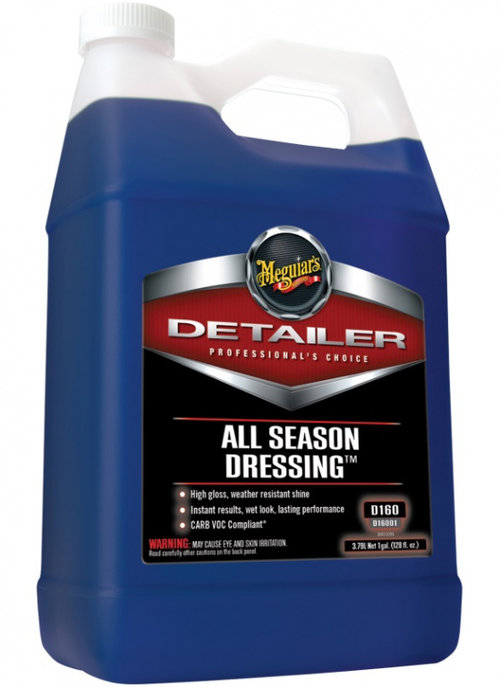 Meguiar's Detailer All Season Dressing Solutie Dressing Exterior Cauciuc Si Plastice 3.78L D16001