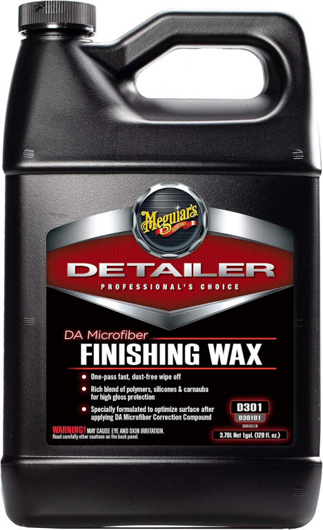 Meguiar's Detailer DA Microfiber Finishing Wax D301 Pasta Polish Finish 3.79L D30101