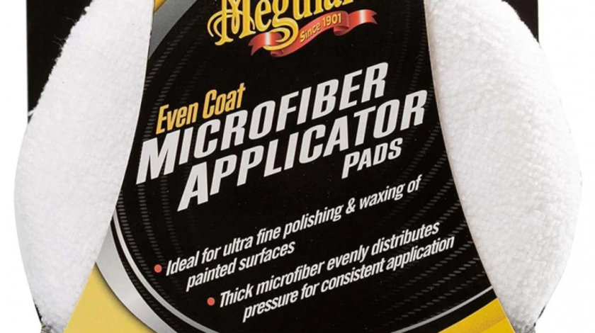 Meguiar's Even Coat Microfiber Applicator Pads Set 2 Aplicatoare Microfibra X3080EUMG