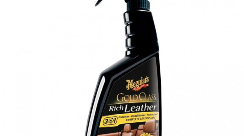 Meguiar's Gold Class Rich Leather Cleaner &amp; Conditioner - Solutie Curatare &amp; Intretinere Piele G10916MG