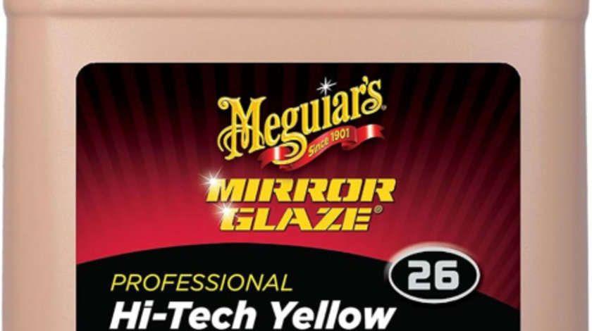 Meguiar's Hi-Tech Yellow Wax 26 Ceara Auto Lichida 3.79L M2601