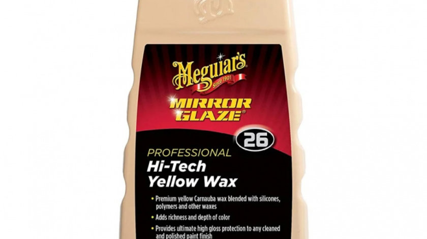 Meguiar's Hi-Tech Yellow Wax Ceara Auto 476ML M2616MG