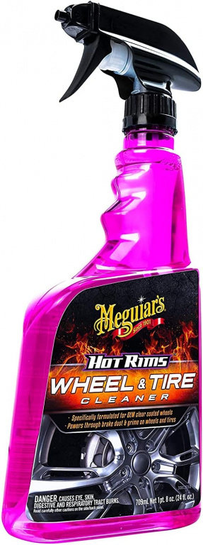 Meguiar's Hot Rims Wheel &amp; Tire Cleaner Solutie Curatat Jante Si Anvelope 710ML G9524