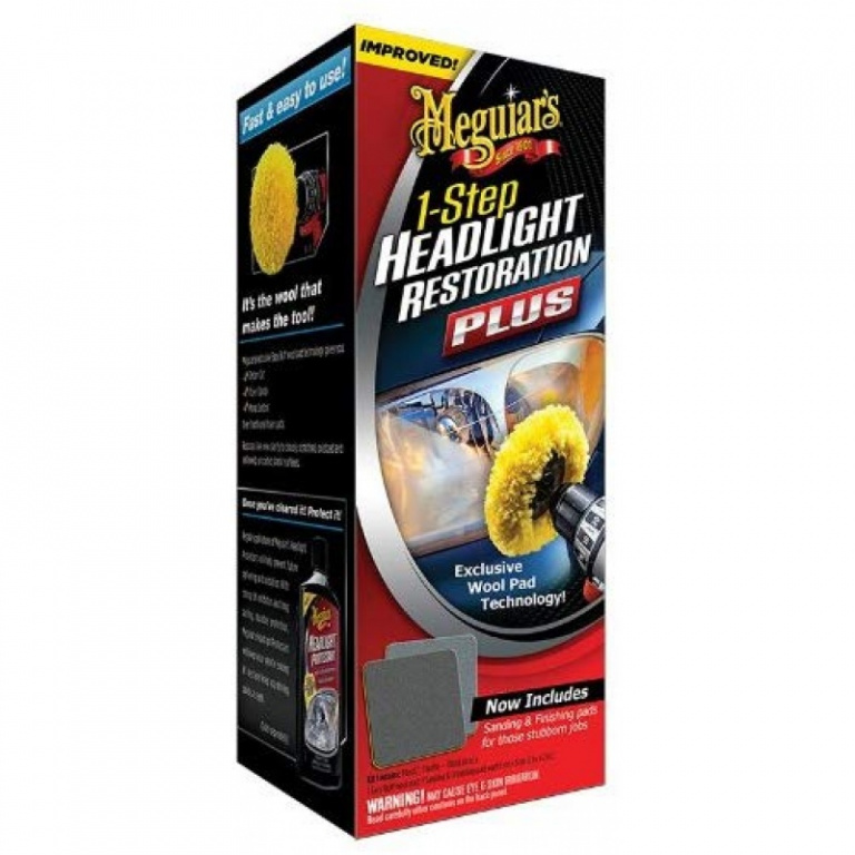Meguiar's Kit Restaurare Faruri Headlight Restoration Kit G1900K