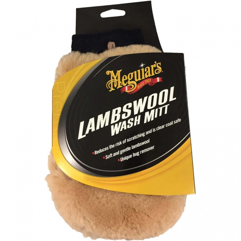 Meguiar's Lambswool Wash Mitt Manusa Blana Oaie A7301MG