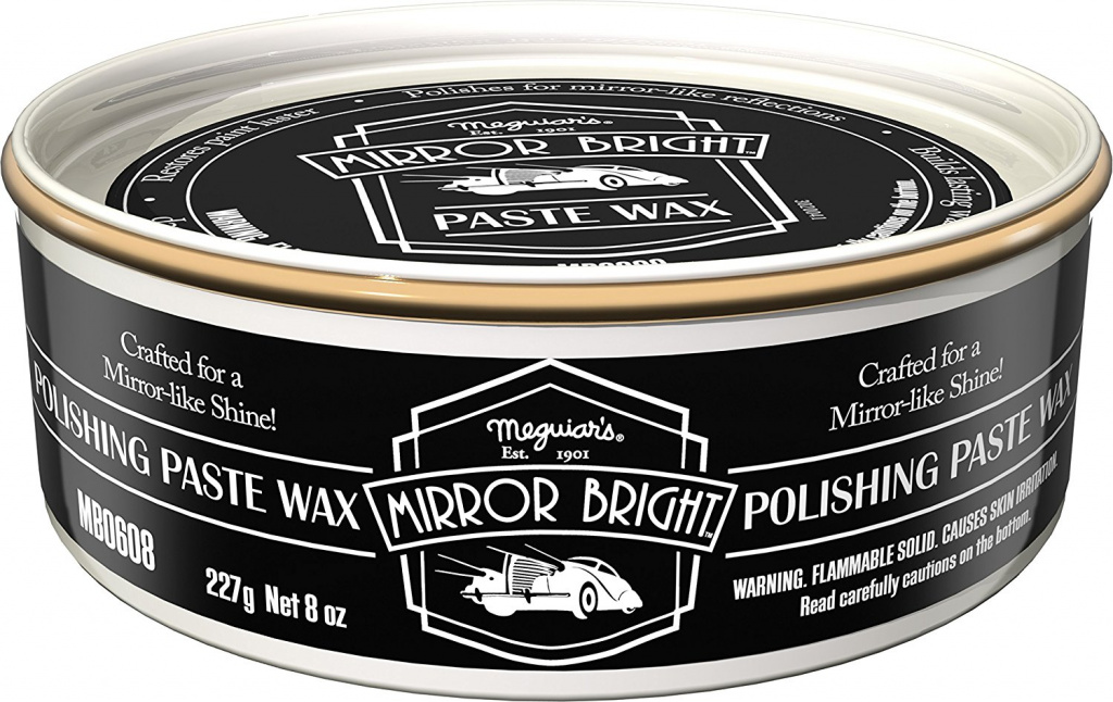 Meguiar's Mirror Bright Polishing Paste WaxPasta Polish 227G MB0608EU