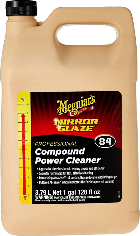 Meguiar's Mirror Glaze Compound Power Cleaner 84 Pasta Polish 3.78L M8401