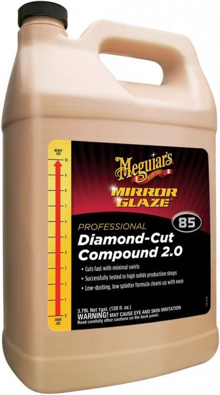 Meguiar's Mirror Glaze Professional Diamond-Cut Compound 2.0 85 Pasta Polish 3.79L M8501