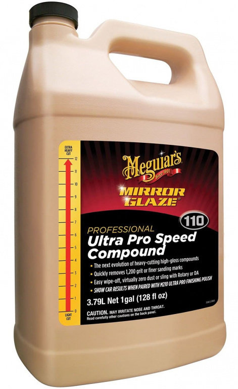Meguiar's Mirror Glaze Professional Ultra Pro Speed Compound 110 Pasta Polish Abraziv 3.79L M11001