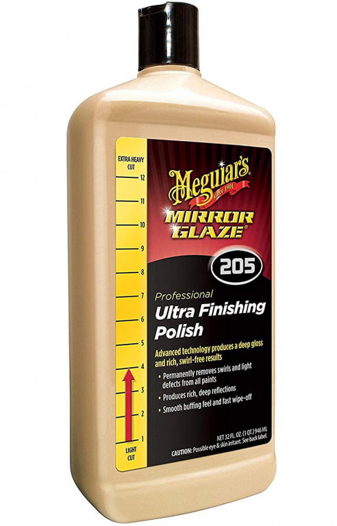 Meguiar's Mirror Glaze Ultra Finishing Polish M205 Polish Auto Finish 945ML M20532