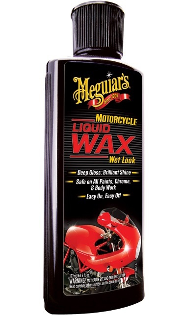 Meguiar's Motorcycle Liquid Wax Wet Look Ceară Lichidă Curățare, Polishare Si Protecție Intr-un Singur Pas, Pentru Motociclete 177ML MC20206