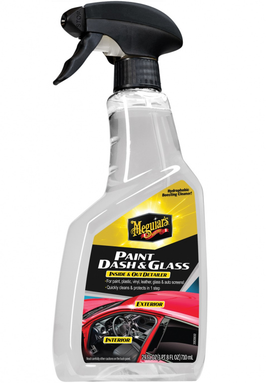 Meguiar's Paint Dash &amp; Glass Inside &amp; Out Detailer Clean &amp; Protect Your Car Inside &amp; Out Solutie Curatat Auto Universala Interior Si Exterior Detailing Rapid 473ML G250224